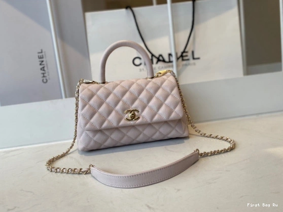 First Bag Ru FLAP WITH BAG CHANEL TOP HANDLE 0815